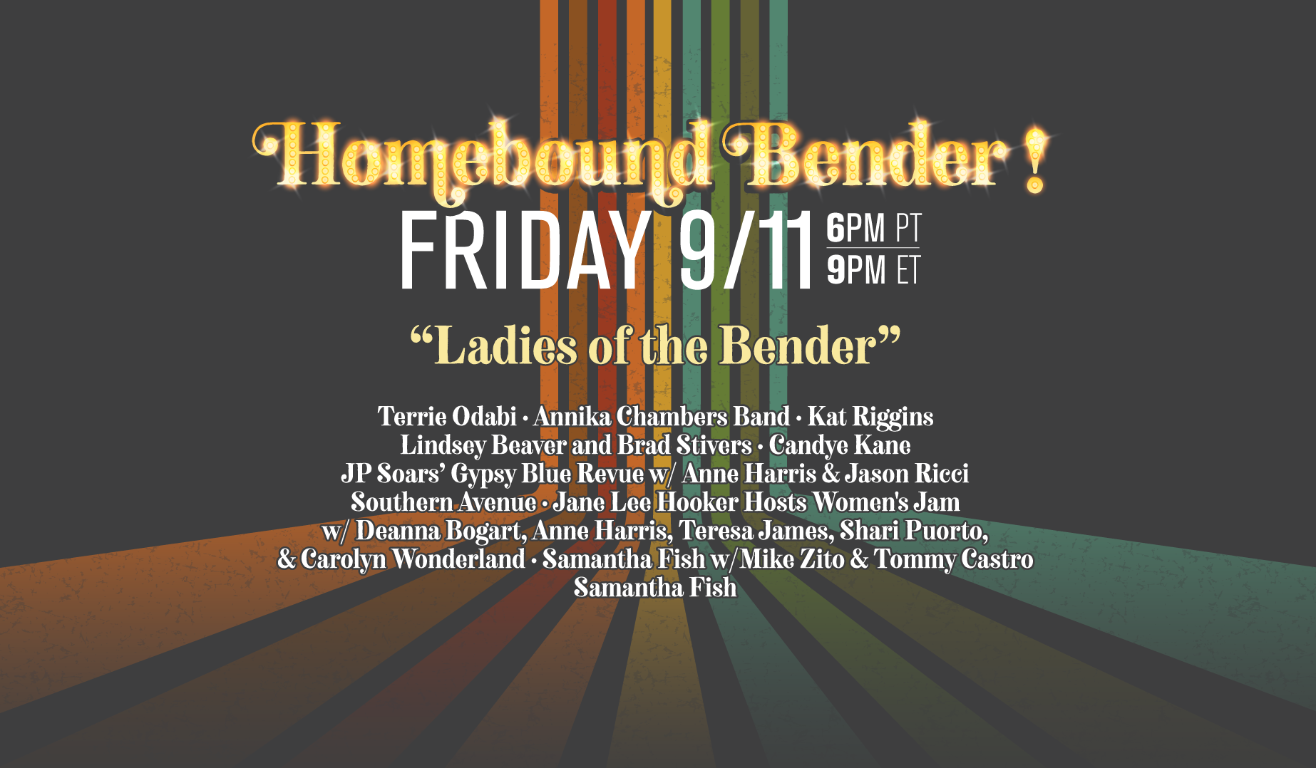 2020 Homebound Bender Schedule 9-11-20