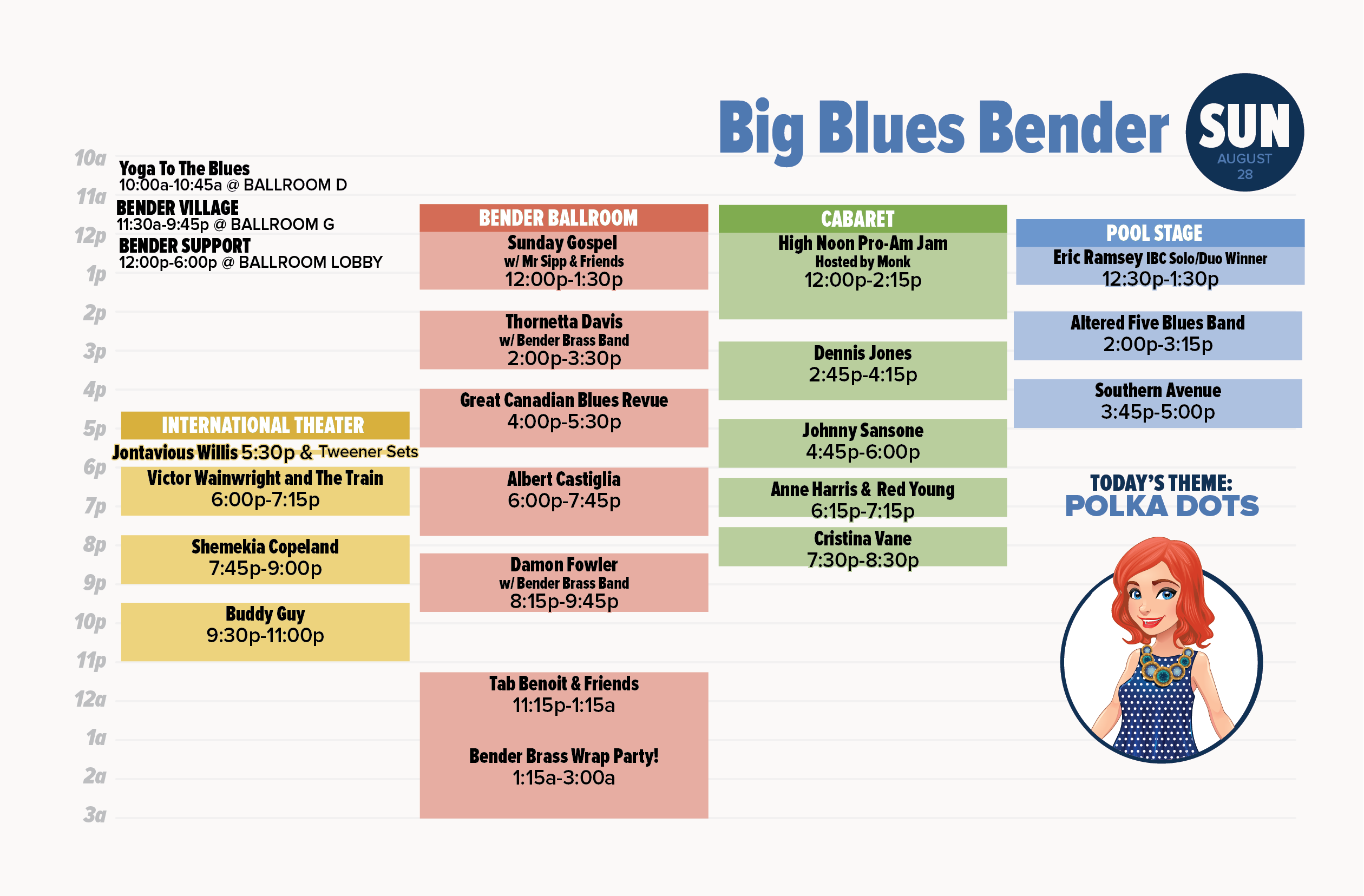 2022 Music Schedule Big Blues Bender